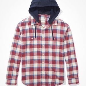 American Eagle super soft flannel hoodie